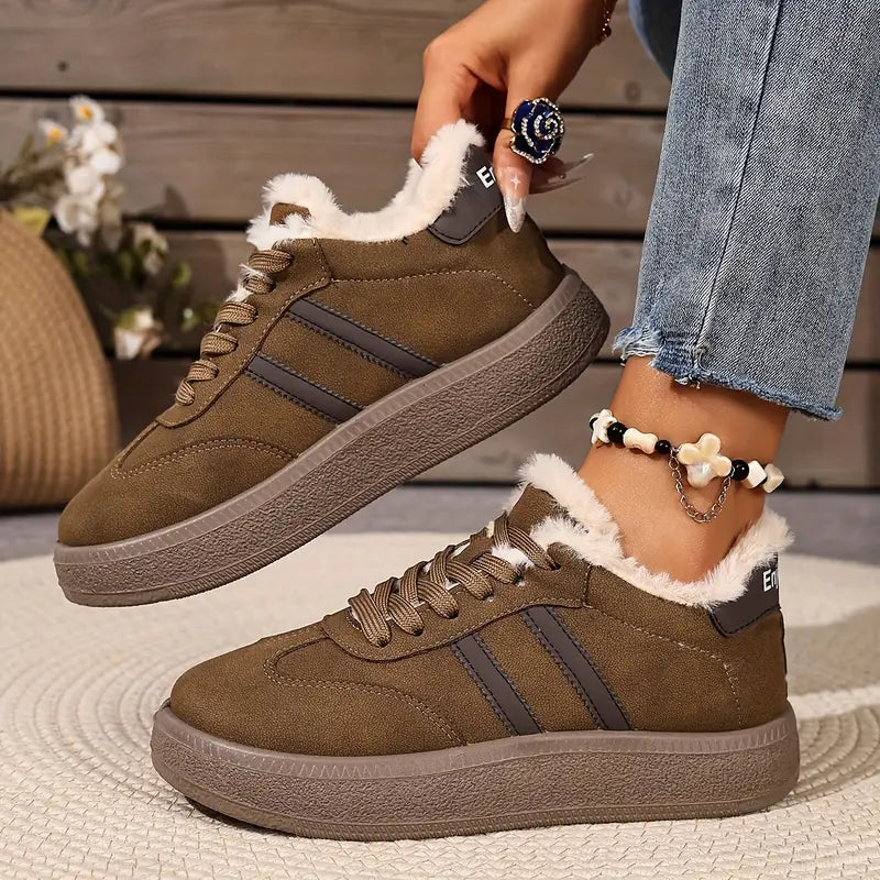 Bequeme Baumwoll-Sneaker mit warmem Innenfutter EB EB