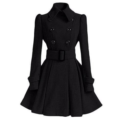 EB | Damen Doppelreiher Windbreaker Trenchcoat