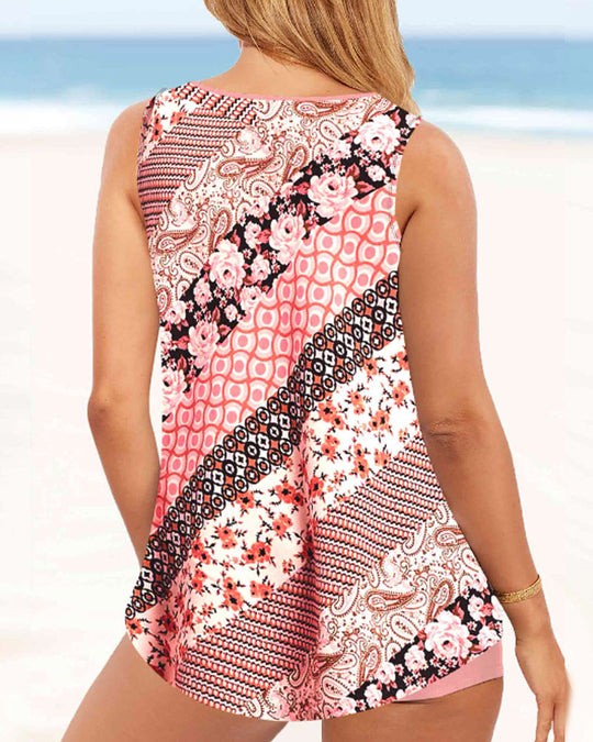 EB | Gedrucktes Zweiteiliges Tankini