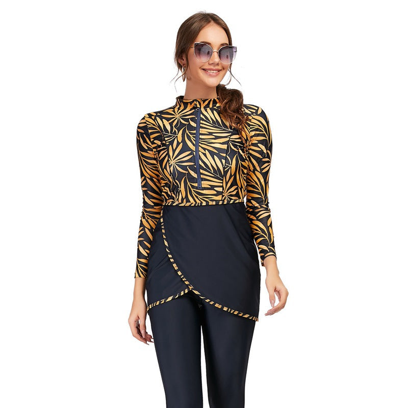 EB | 3 Teile Set Halal Bademode Badeanzug Burkini Badeoutfit