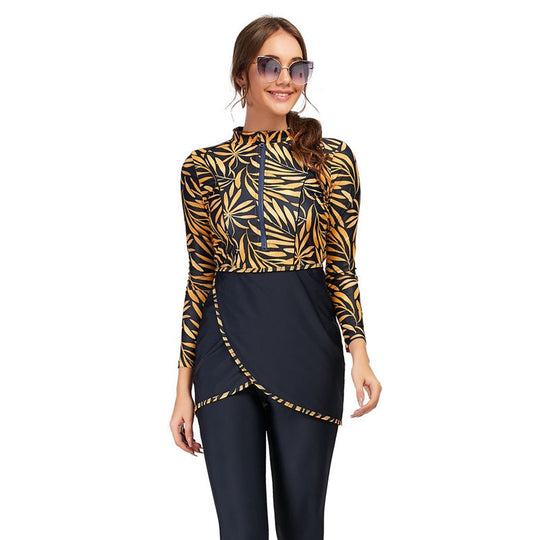 EB | 3 Teile Set Halal Bademode Badeanzug Burkini Badeoutfit