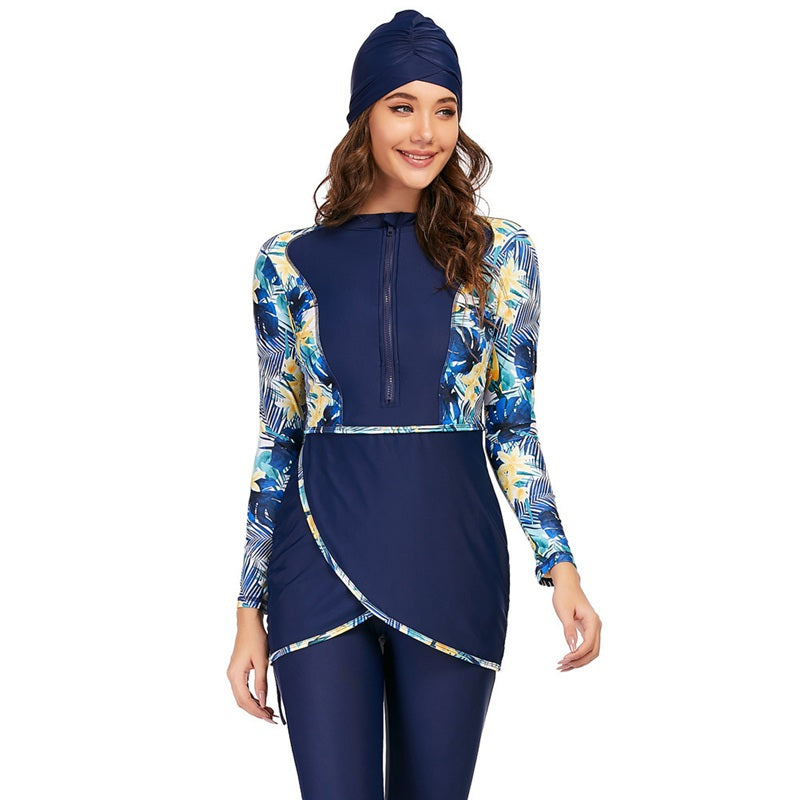 EB | 3 Teile Set Halal Bademode Badeanzug Burkini Badeoutfit