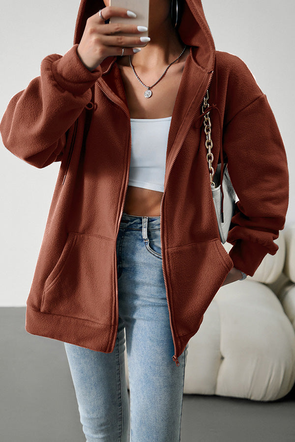EB | Lässiger Pullover cardigan mit Kapuze