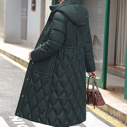 EB | Damen gepolsterte Kapuzen Winterjacke