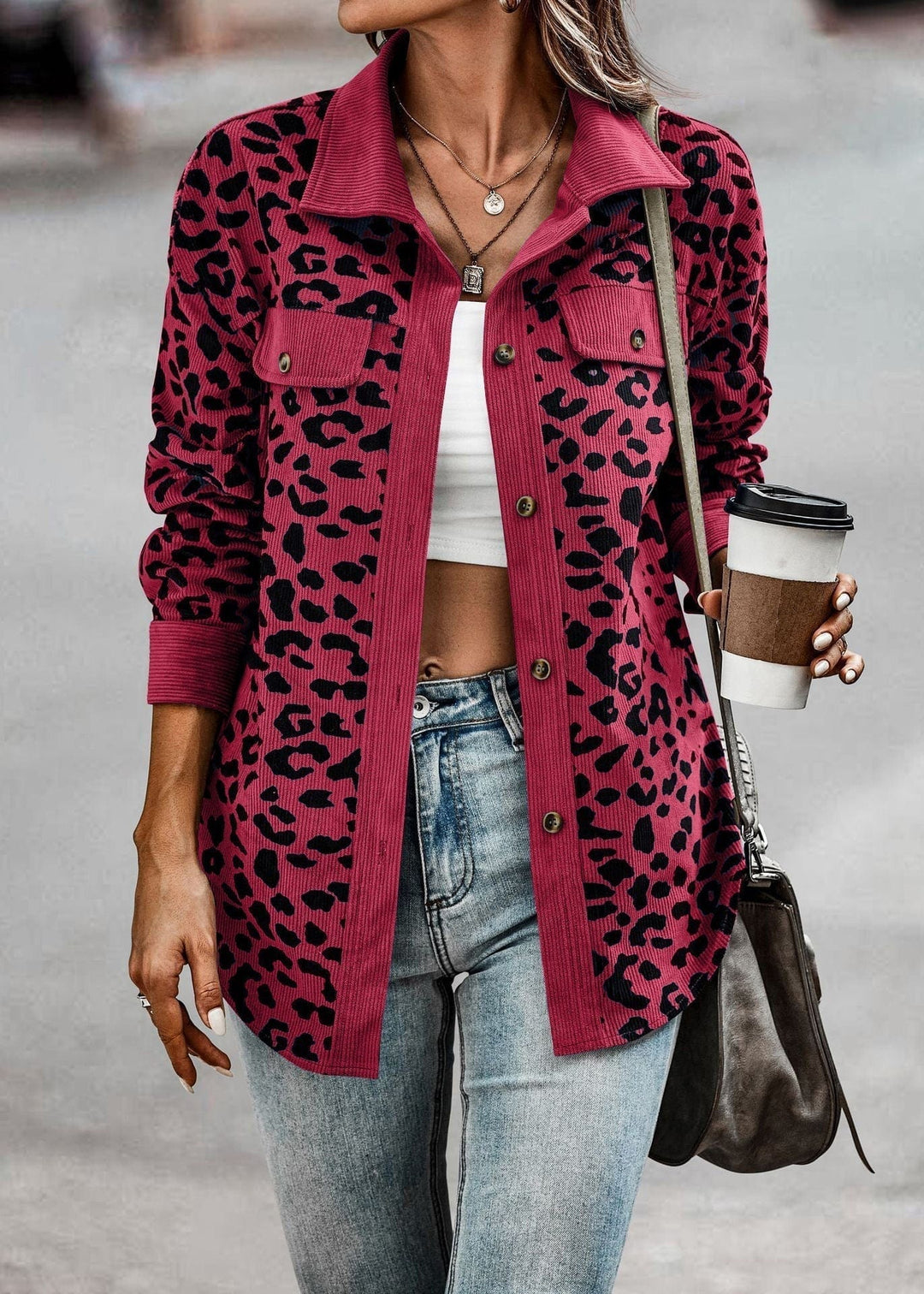 EB | Leopardjacke Chic Premium Material Ideal für den Frühling