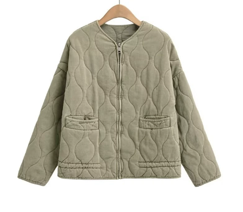 EB | Vintage Steppjacke mit Klassischer Steppdetails