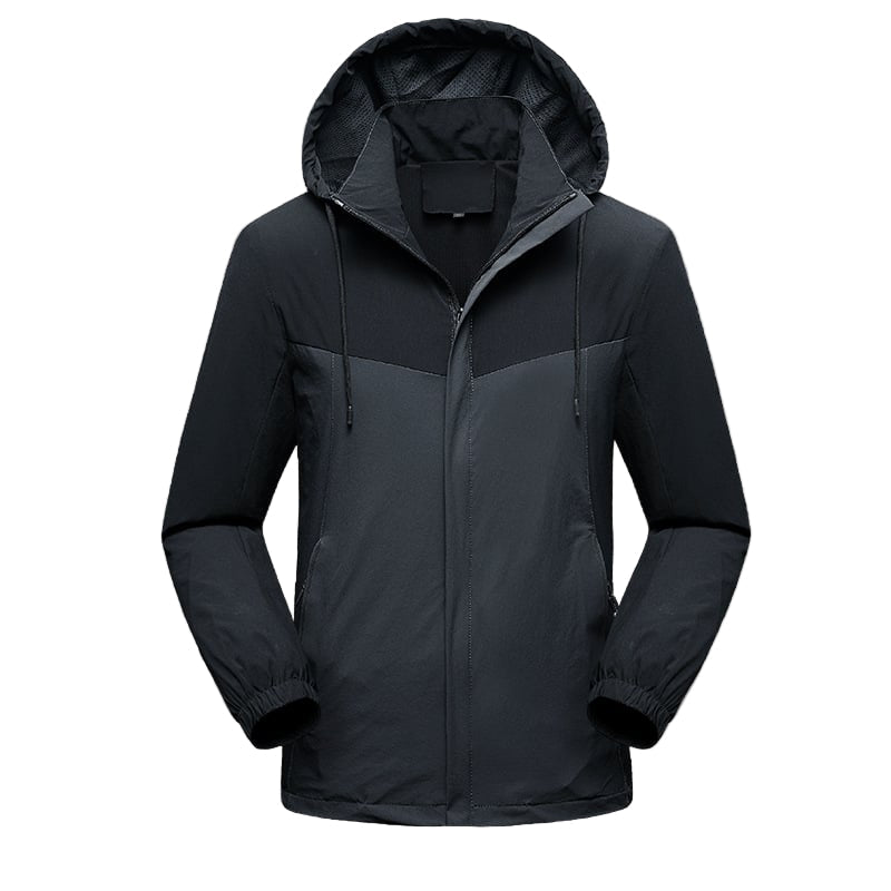 EB | Wasserdichte Herren Sportjacke mit verstellbarer Kapuze