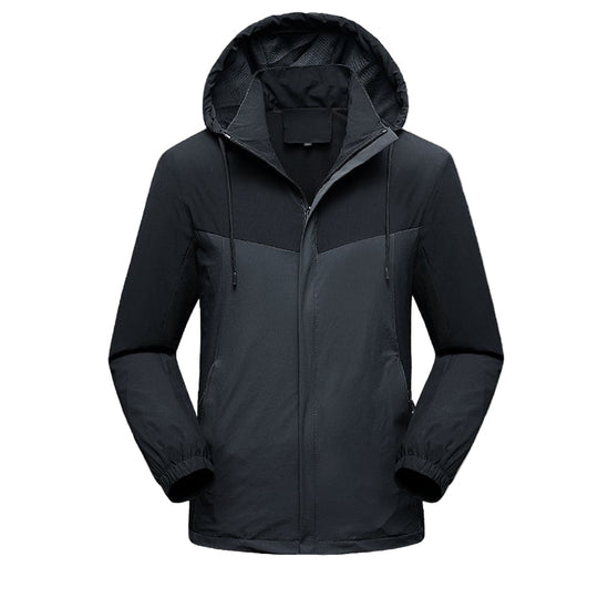 EB | Wasserdichte Herren Sportjacke mit verstellbarer Kapuze