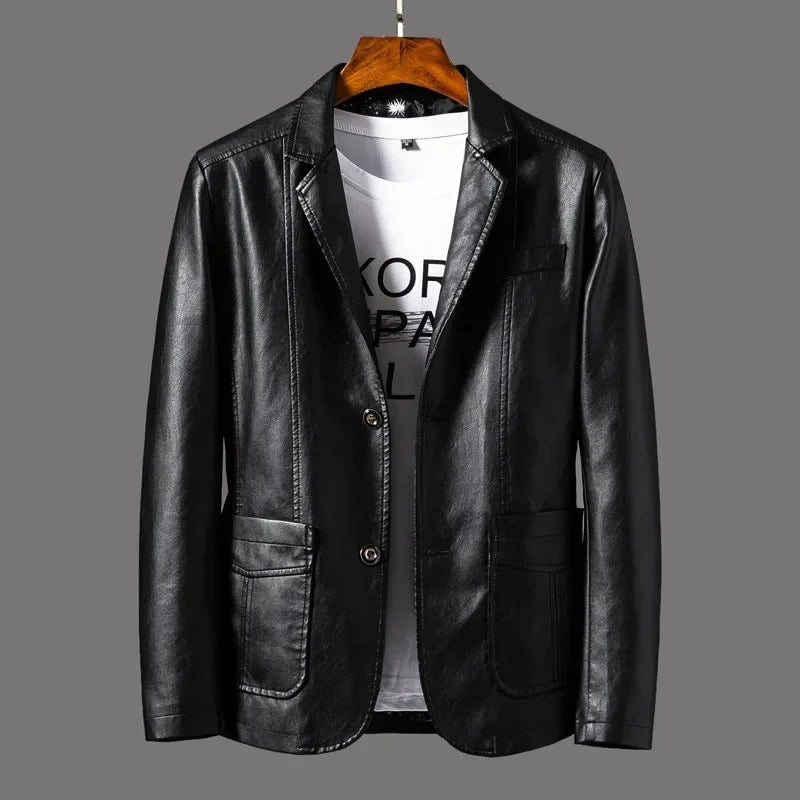EB | Klassisches Leder Herrenjacke