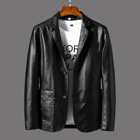 EB | Klassisches Leder Herrenjacke