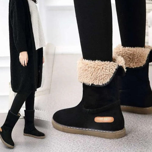 Eliza wasserdichte hohe Stiefel mit Pelzfutter EB