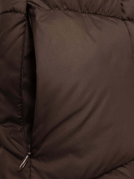 EB | Frauen Lange Kapuzen-Winter-Pufferjacke