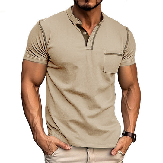 EB | Kurzärmeliges Henley-Hemd
