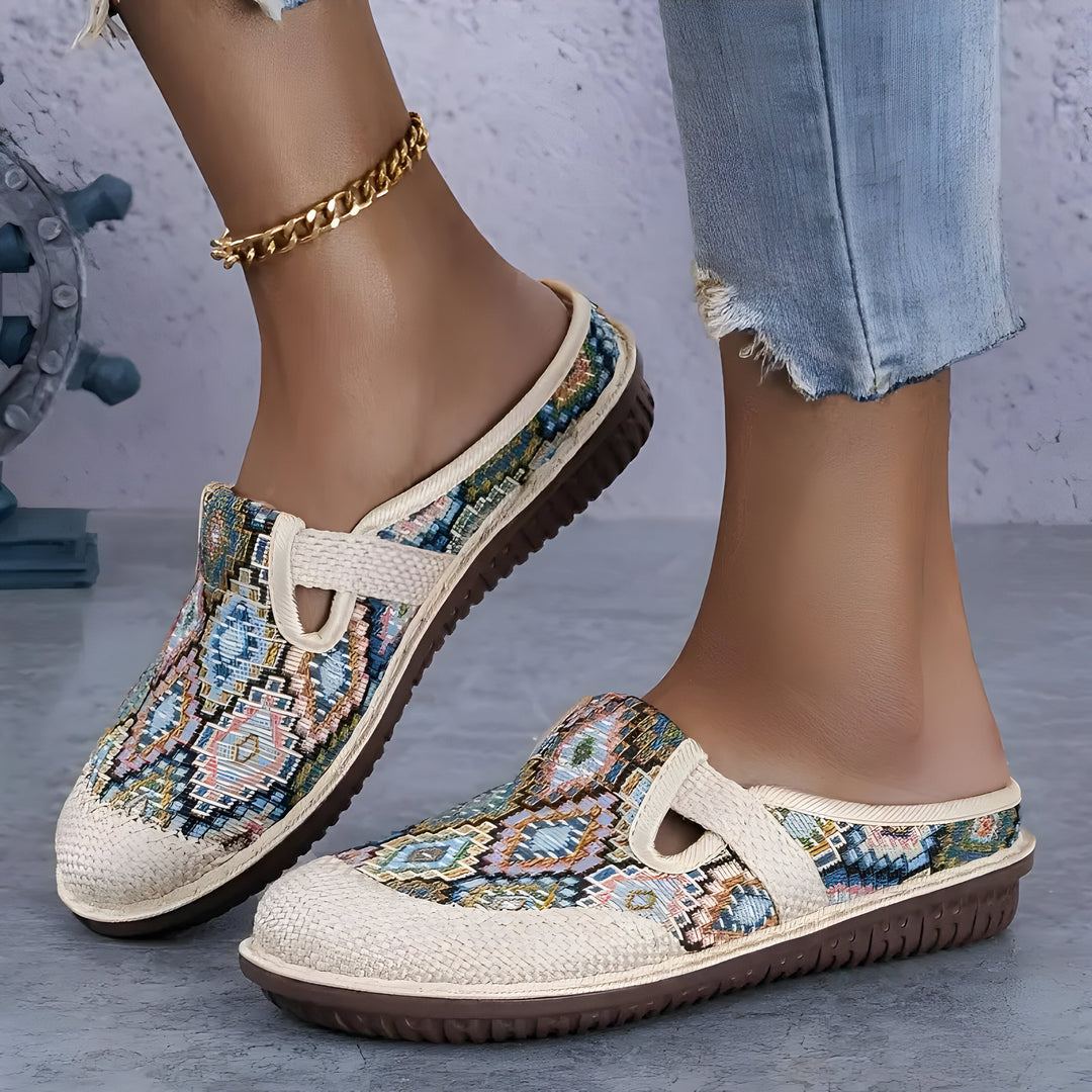 Mikka |  Bohemian Style Frauen flache Schuhe EB
