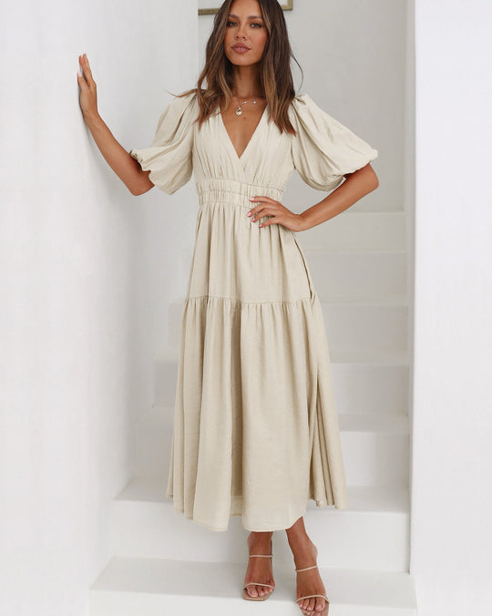 EB | Kleid Mit Puffärmeln