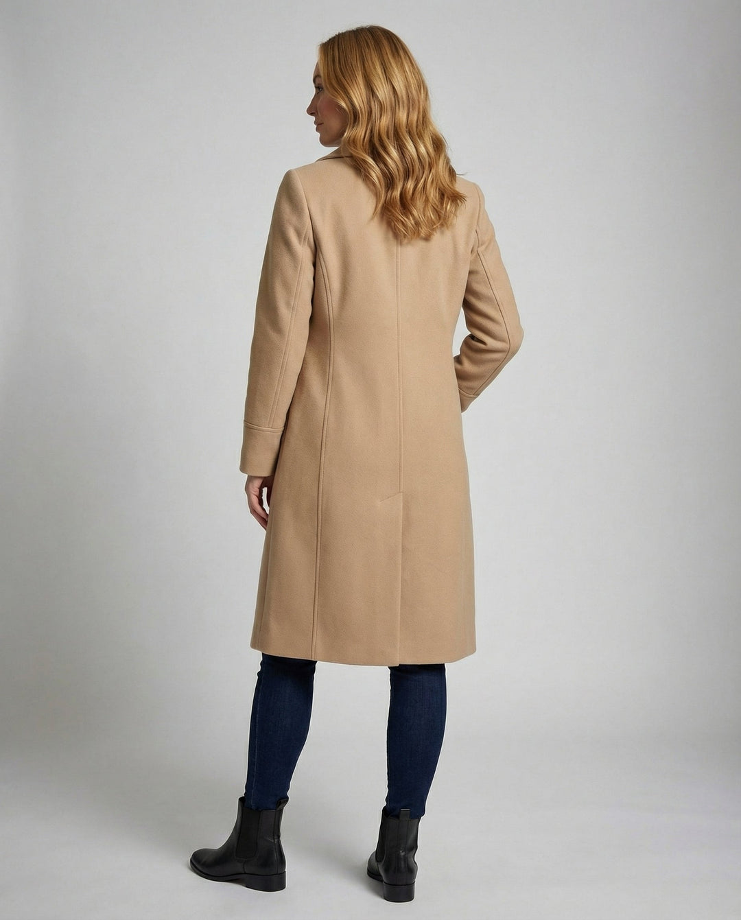 Slim Wollmantel Damen Winter | EB