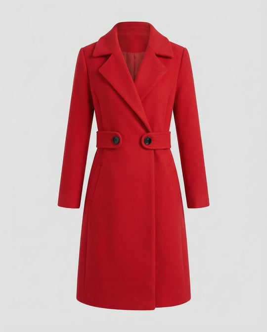 Slim Wollmantel Damen Winter | EB