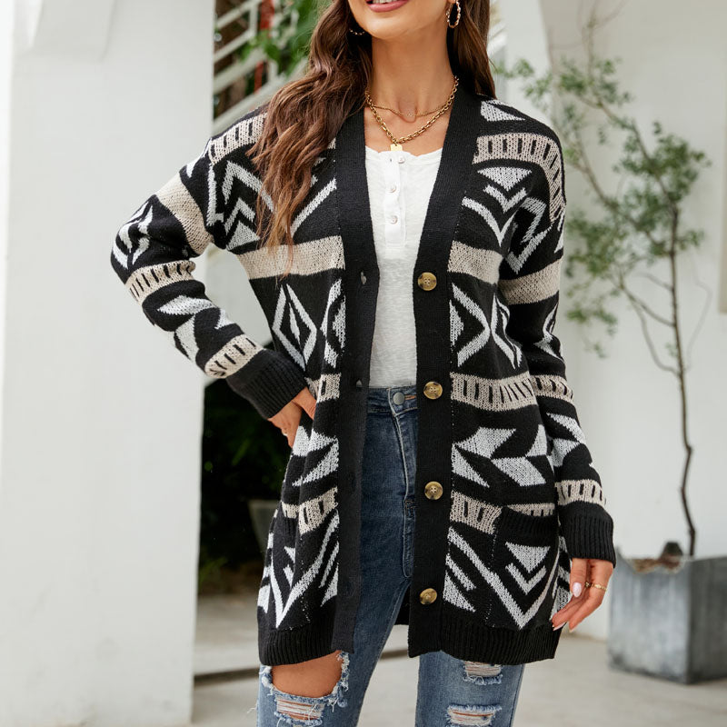 EB | Lässiger Strick Strickjacke