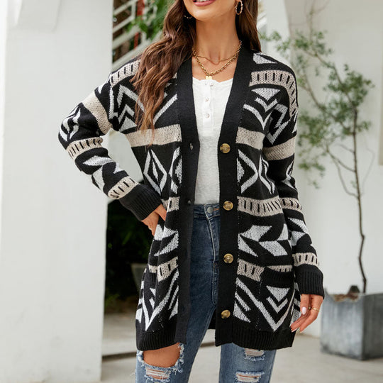 EB | Lässiger Strick Strickjacke