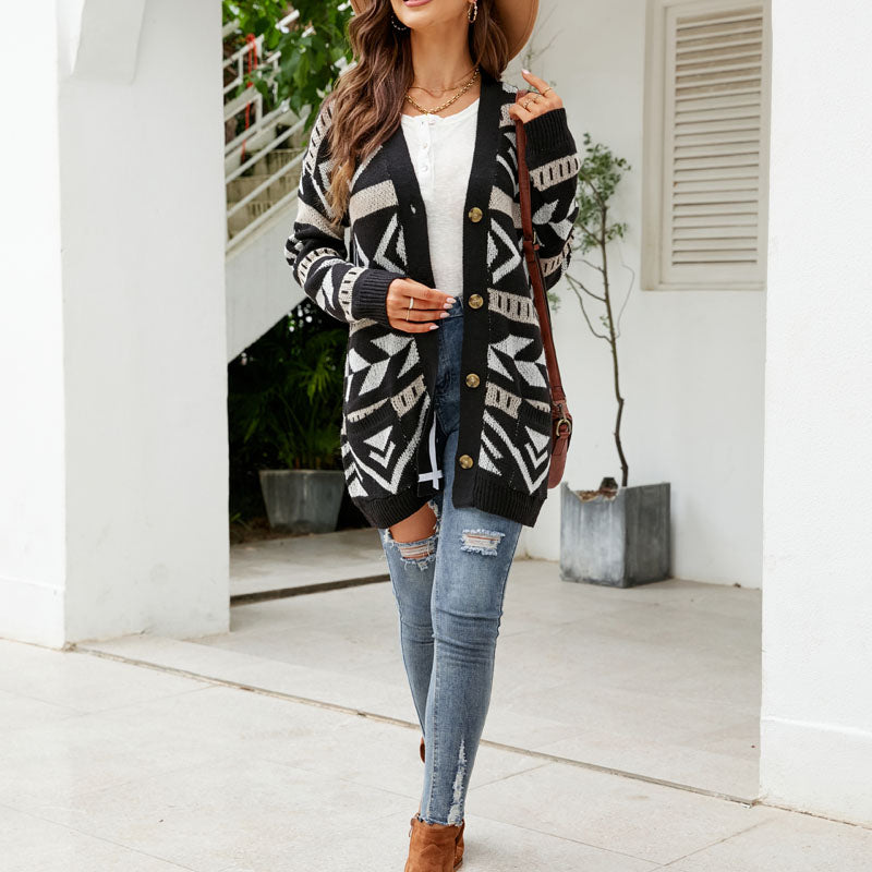 EB | Lässiger Strick Strickjacke
