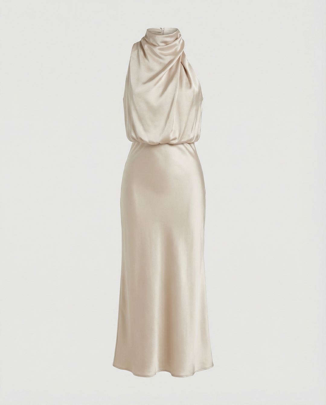 Glänzendes Langes Abendkleid mit Elegantem Schnitt | EB