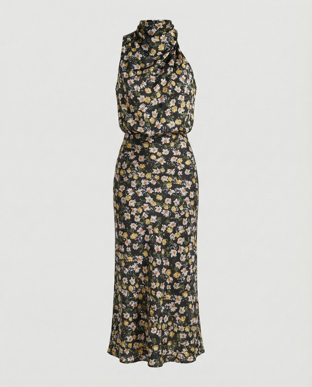 Glänzendes Langes Abendkleid mit Elegantem Schnitt | EB