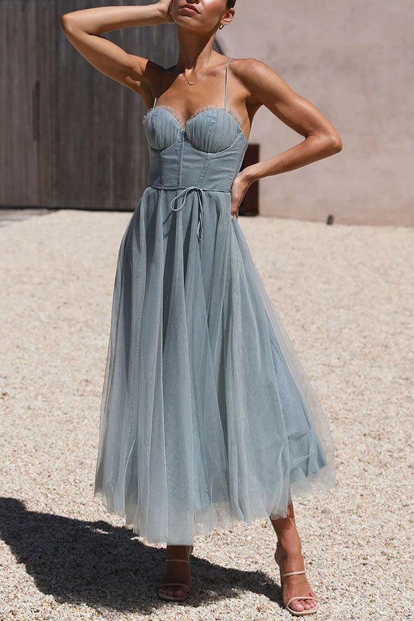 EB - Modernes prinses chiffon Kleid