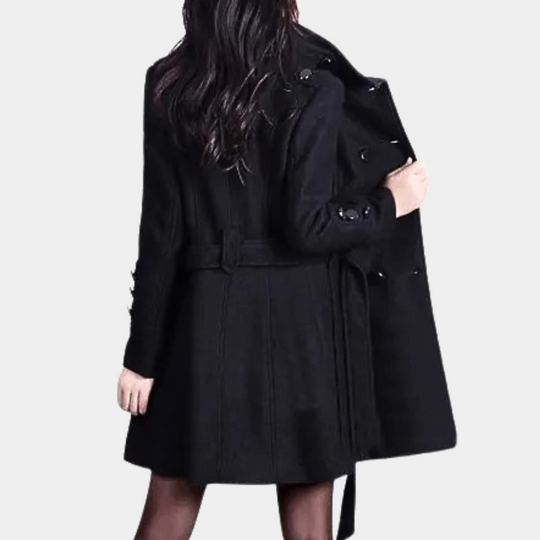 EB | Eleganter Wintergürtel-Mantel für Damen