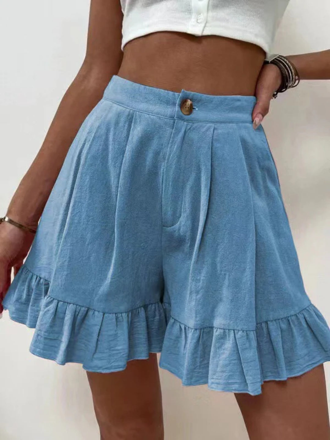 EB | Lässige Shorts mit weitem Bein
