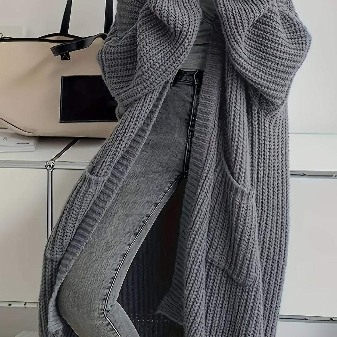 EB | Gemütlicher Strickcardigan mit Gürtel für Frauen