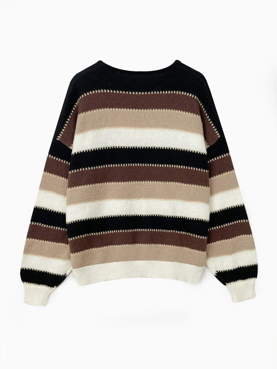 EB | Gestreifter Strickpullover