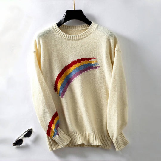 EB | Regenbogen Strickpullover