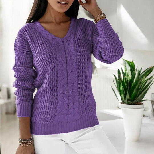 EB | Skandinavischer Strickpullover für den Alltagsstil
