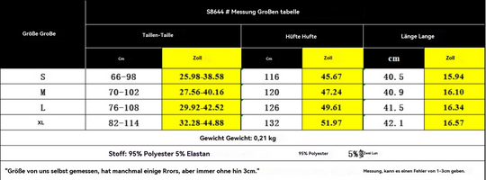 EB | Einfarbige Shorts mit hoher Taille