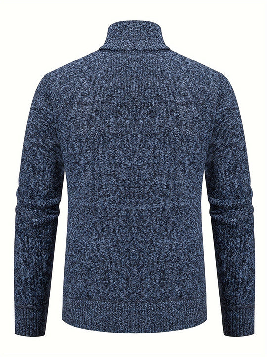 EB | Strickcardigan mit Reißverschluss und Muster Acryl Bequem und Warm