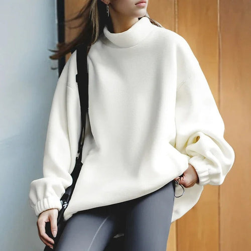 EB | Oversize-Pullover mit Stehkragen
