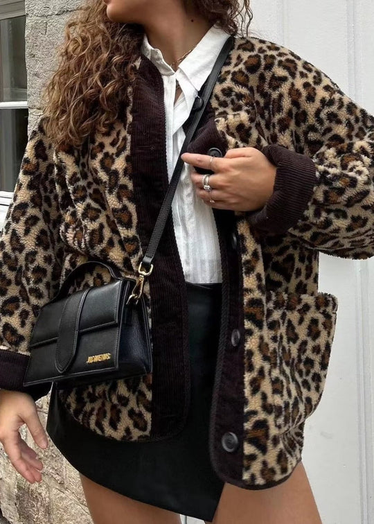 EB | Leopardenmuster Lockeres Jacket