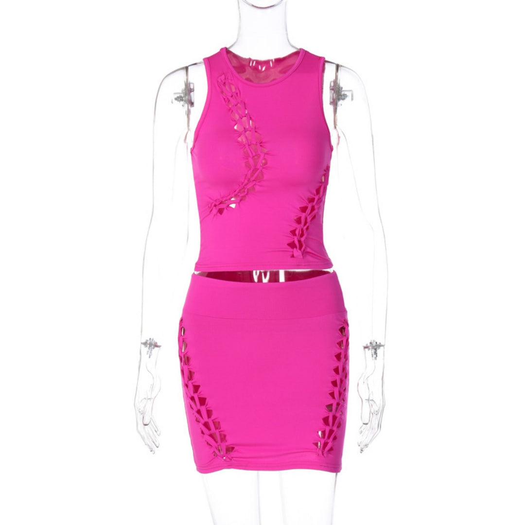EB | Hohler Rundhalsausschnitt Top Slim Rock Set