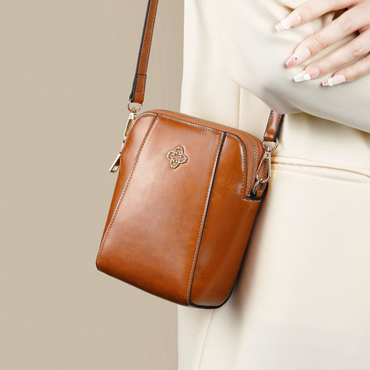EB | Vintage Öl Wachs diagonal span Tasche