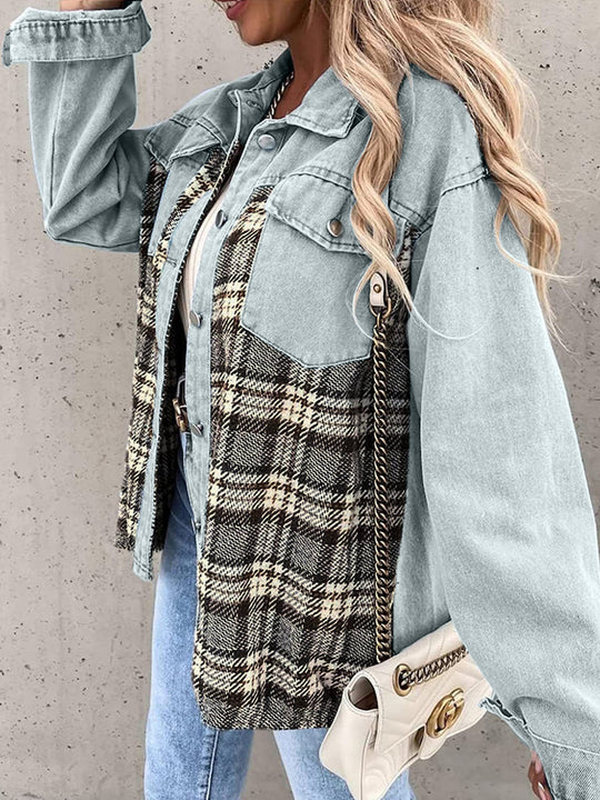 EB | Vintage-Flanelljacke für Frauen