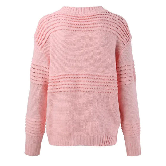 EB | Hohlstrickpullover Mit Luftigem Muster