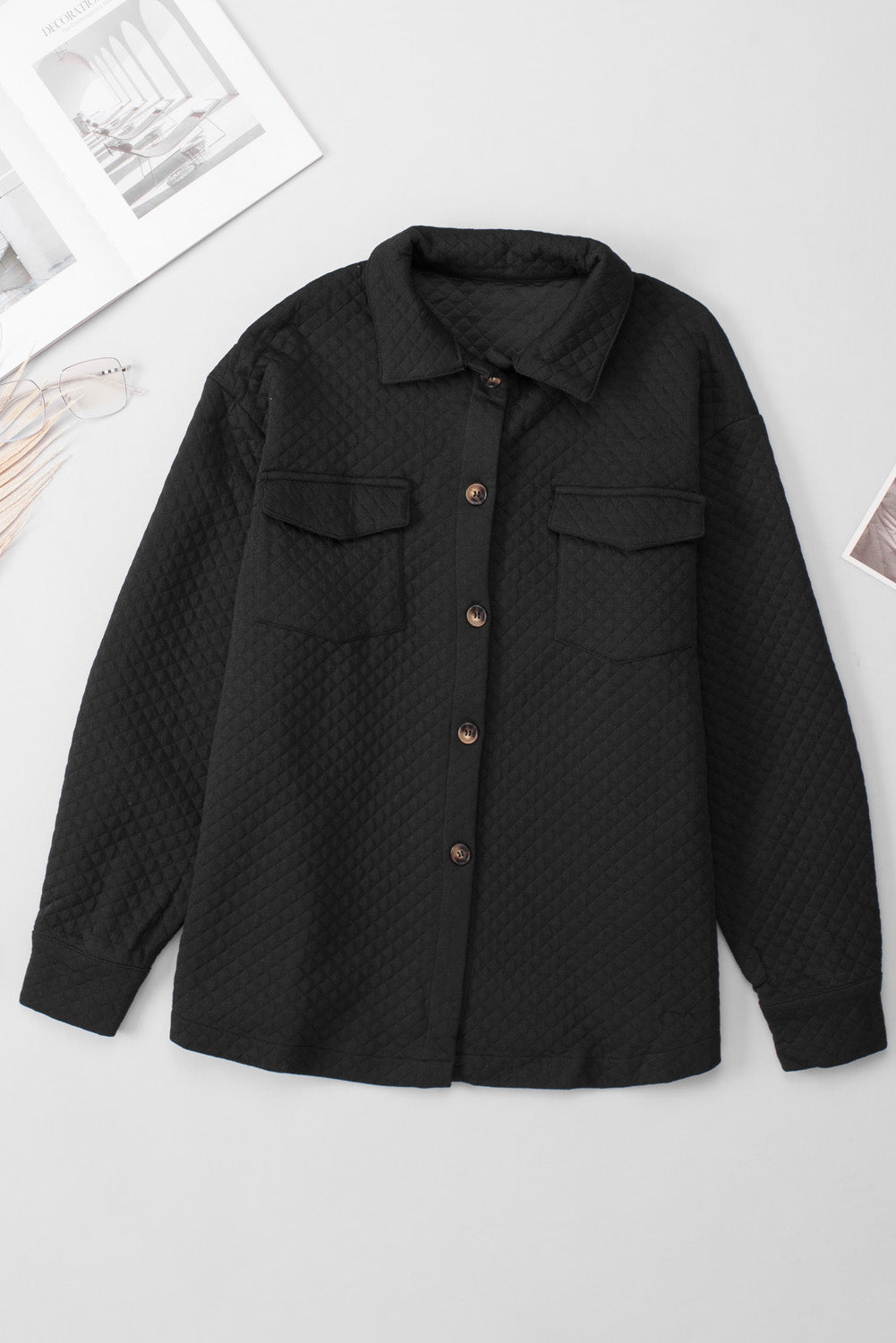 EB | Leichtgewicht Gesteppte Hemdjacke Polyester Komfort und Stil
