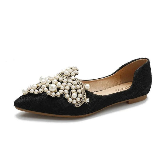 EB | Elegante Ballerina mit Perlen