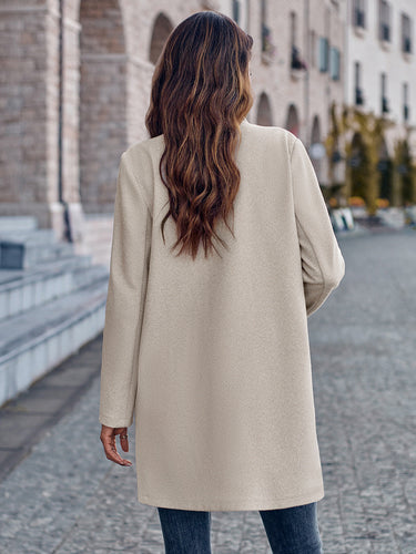 EB | Offene Vorderseite Langarm Blazer