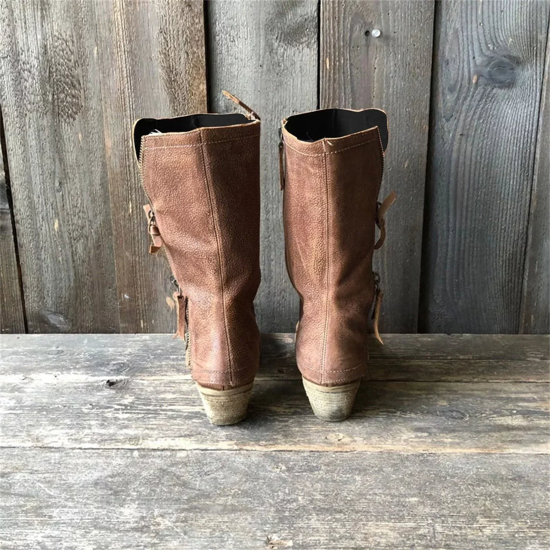Damen Leder Herbststiefel – Sigrid EB