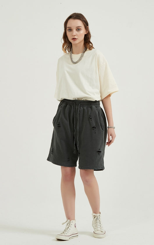 EB | High Street Wind Schweres Waschwasser Alte Lose Shorts