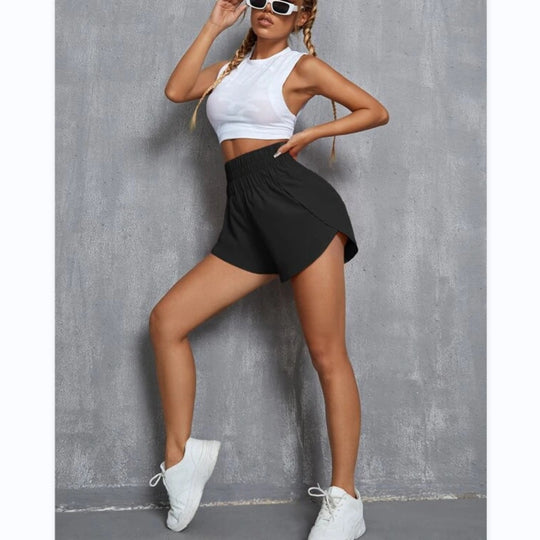 EB | Elastische Shorts mit hoher Taille