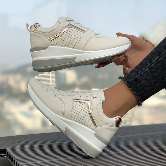 EB | Einfarbige Sneaker Für Damen Ideal Für Den Alltag