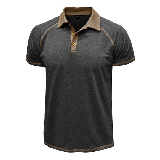 EB | Kurzärmeliges Herren-T-Shirt mit Revers