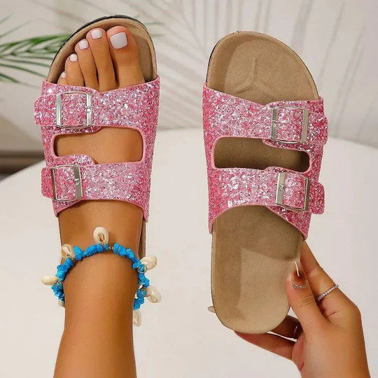 EB | Slippers mit Doppelter Schnalle